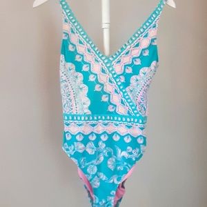 Lilly Pulitzer swimsuit.